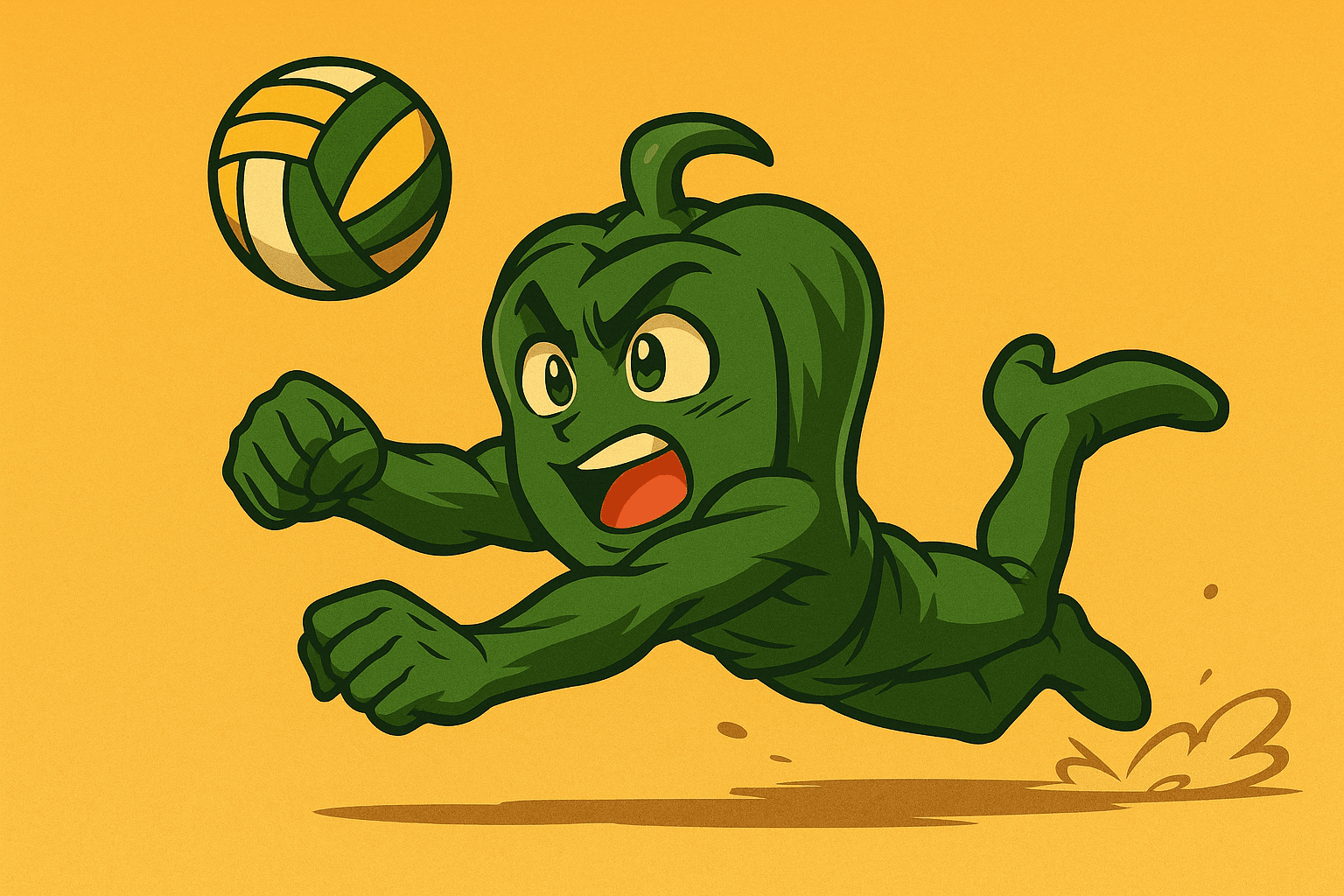 Poblano Open mascot